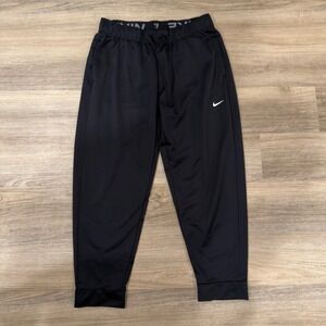 Nike Dri-FIT Jogger Pants Mens Medium Black Athletic Sweatpants Tapered
